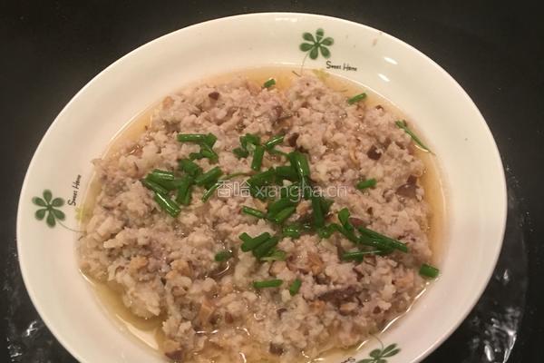 马蹄蒸肉饼的做法图解6