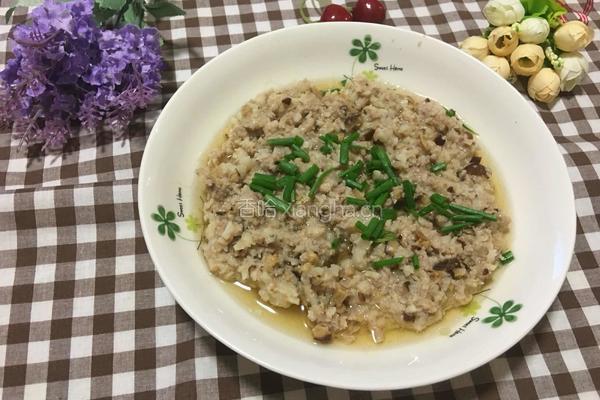 马蹄蒸肉饼的做法图解7