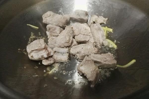 排骨烧海带的做法图解5