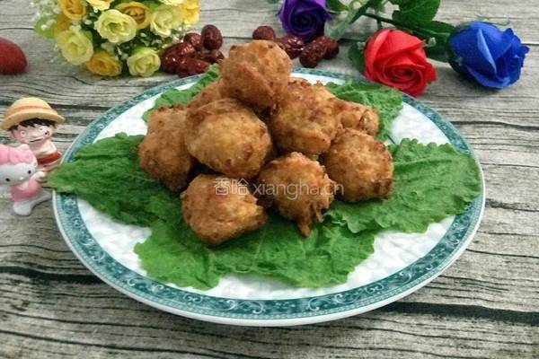 炸萝卜肉丸子的做法图解9