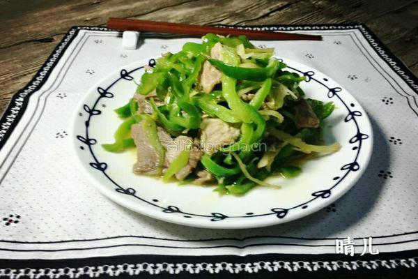 青椒小炒肉的做法图解9