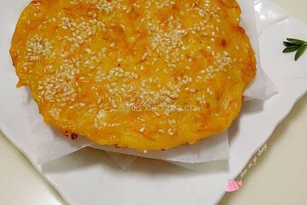 南瓜牛奶鸡蛋煎饼的做法图解17