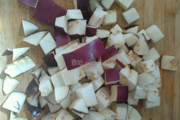 肉末茄子的做法图解2