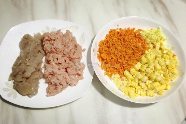 虾仁肉末烧卖的做法图解3