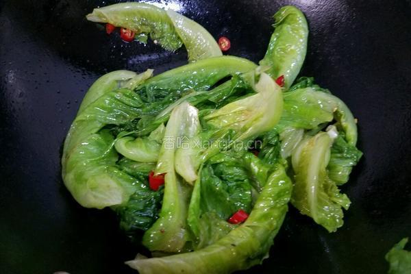 炒生菜的做法图解6