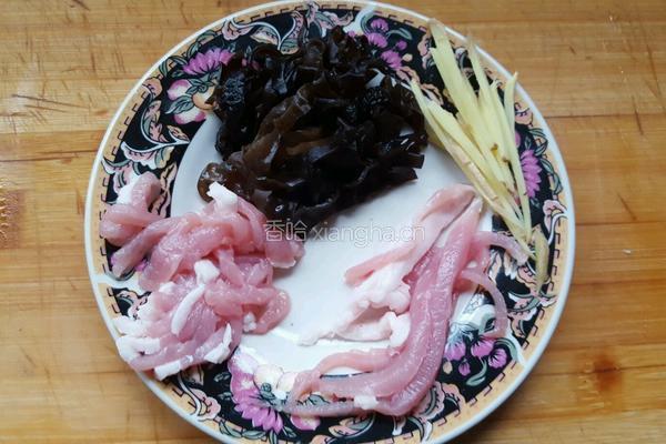 苤蓝炒肉丝的做法图解4