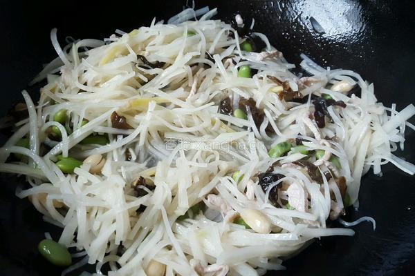 苤蓝炒肉丝的做法图解12