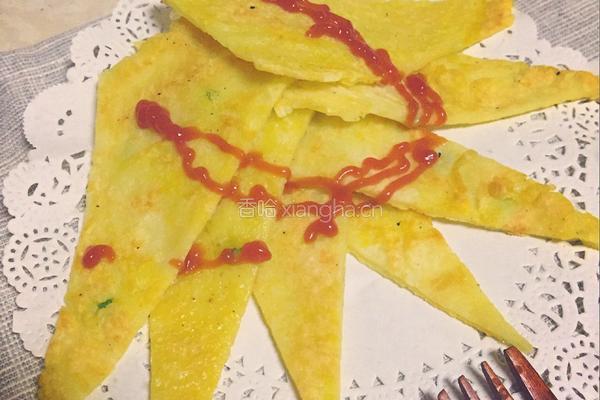 香煎糯米鸡蛋饼的做法图解7