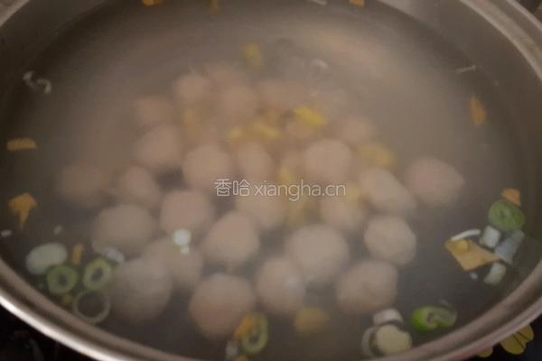 丸子粉丝汤的做法图解5