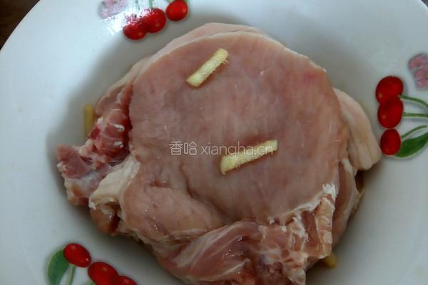葱香大排的做法图解1