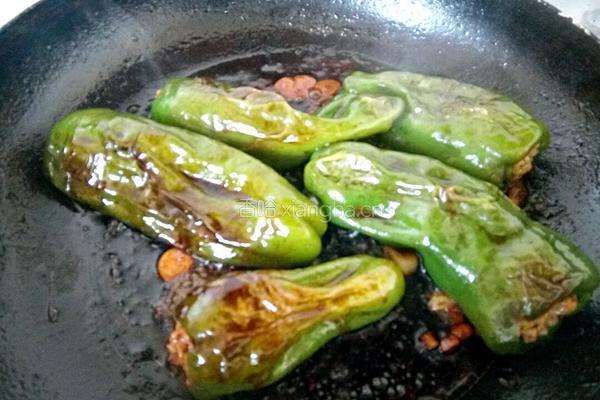 煎酿青椒的做法图解16