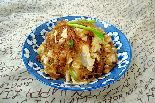 甘蓝炒粉