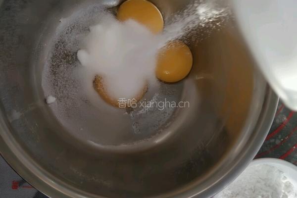 蔓越莓糯米戚风蛋糕的做法图解3