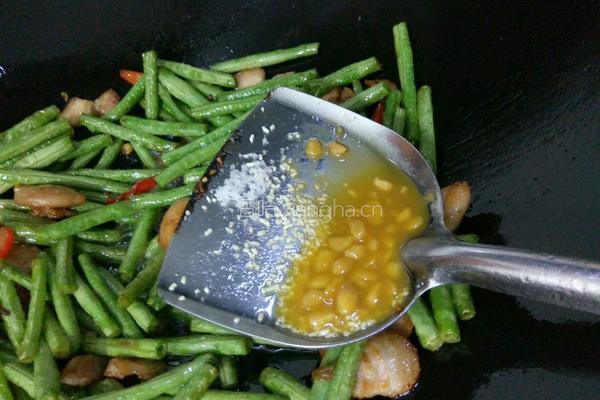 豆角回锅肉的做法图解8