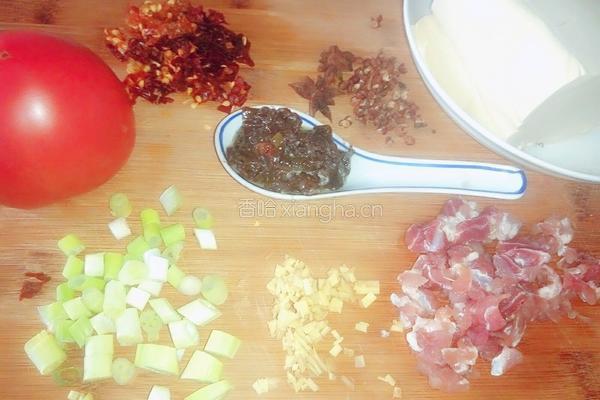 麻西豆腐的做法图解1