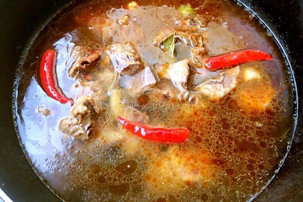 排骨焖豆角的做法图解6