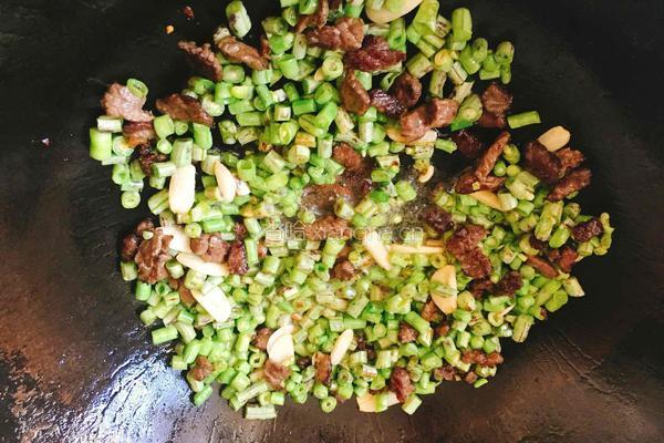 牛肉炒豇豆的做法图解8