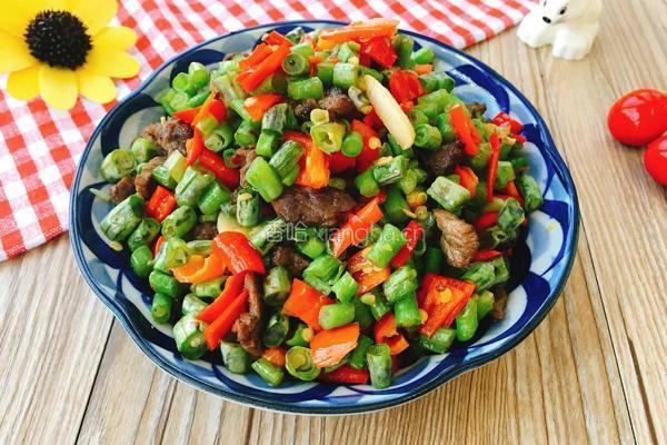 牛肉炒豇豆的做法图解10