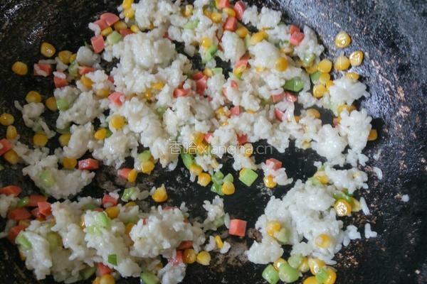 炒花饭的做法图解6