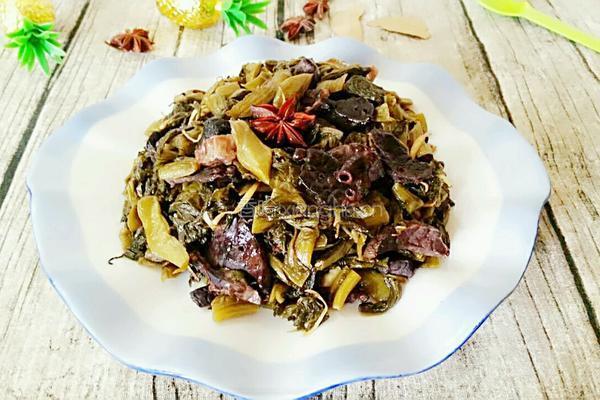 酸菜炒肺子的做法图解11