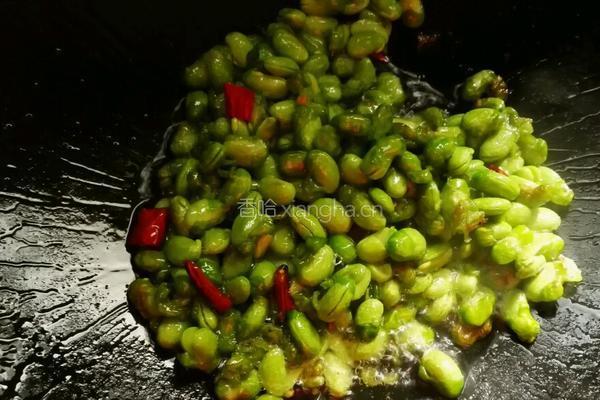 臭豆腐煎毛豆儿的做法图解8
