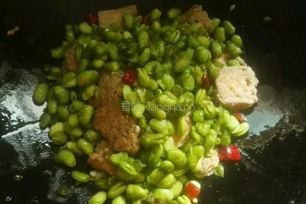 臭豆腐煎毛豆儿的做法图解11