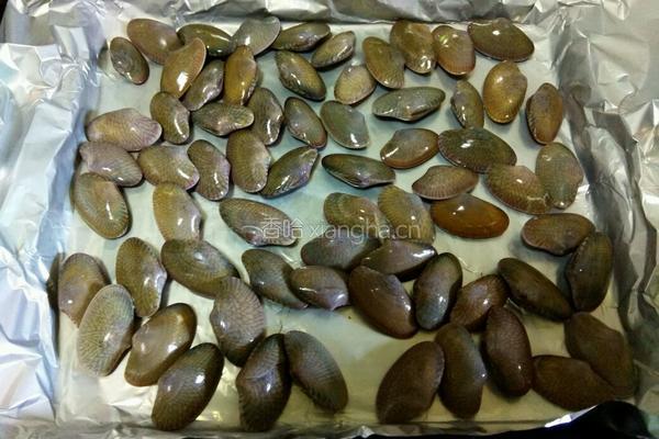 烤箱烤蚬子的做法图解3