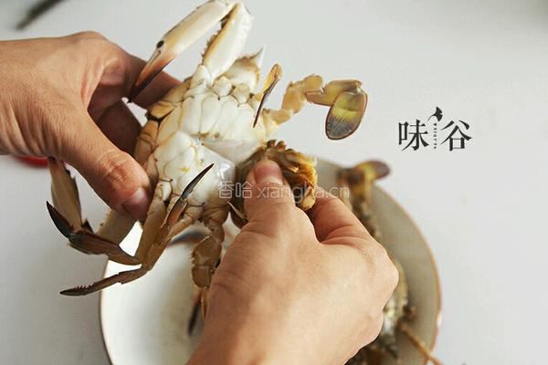 快手香辣蟹的做法图解2