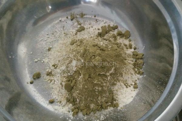 抹茶纸杯小蛋糕的做法图解3