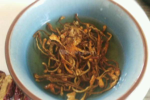 虫草花炖鸭汤的做法图解3
