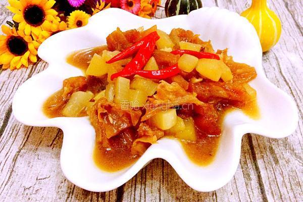 白萝卜炖牛筋的做法图解7