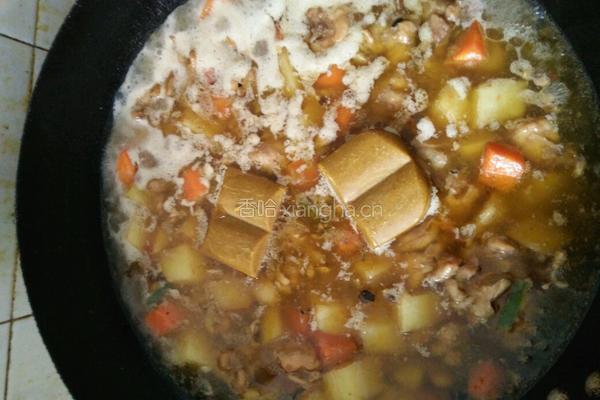 土豆咖喱鸡的做法图解8