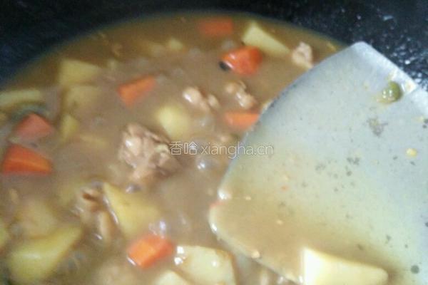 土豆咖喱鸡的做法图解9