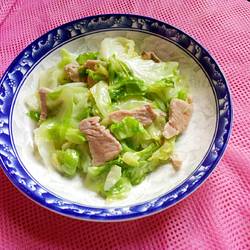 莲白盐煎肉的做法[图]