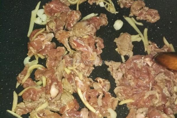 莴笋炒牛肉的做法图解5
