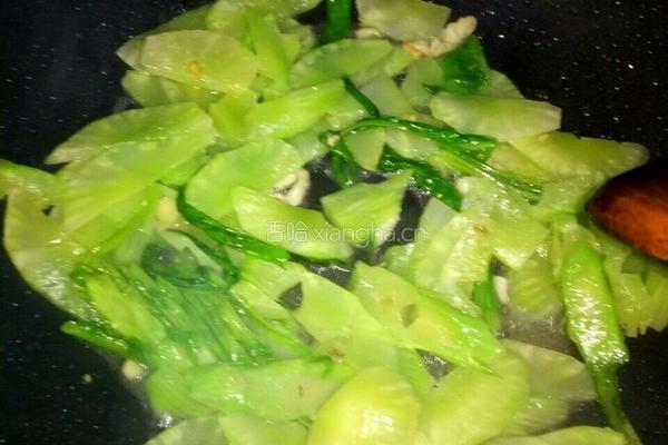莴笋炒牛肉的做法图解8