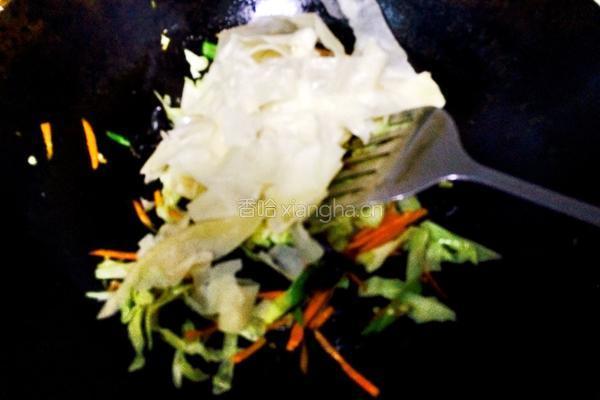 鱼香炒饼的做法图解5