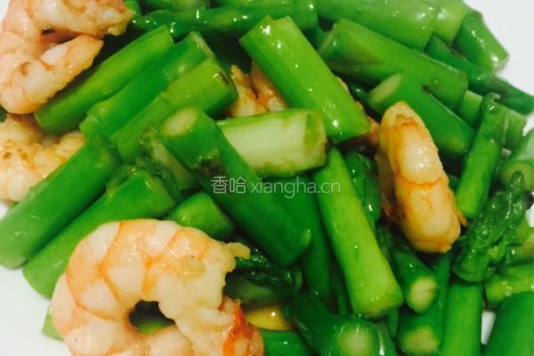 芦笋炒虾仔的做法图解6