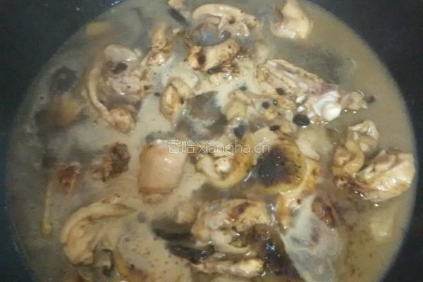 菜脯焖鸡肉的做法图解3