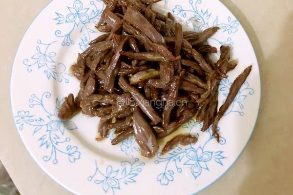 爆炒牛肉丝的做法图解4