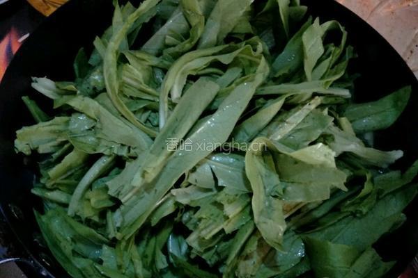 豆豉鲮鱼烧油麦的做法图解5