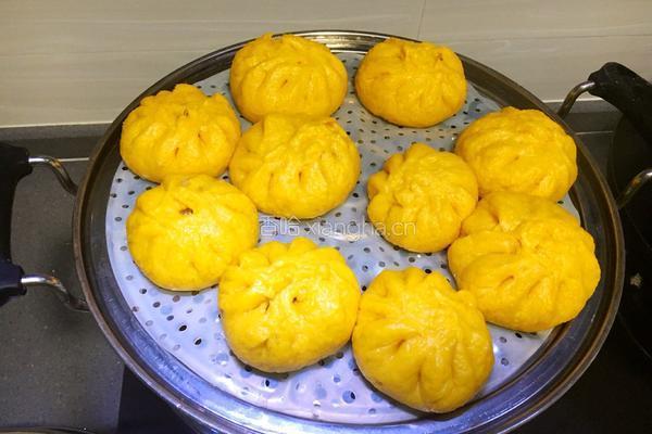 南瓜肉包子的做法图解16