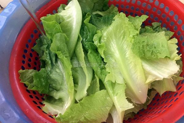 蚝油炒生菜的做法图解1