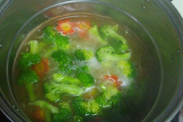 蒜蓉耗油西蓝花的做法图解3