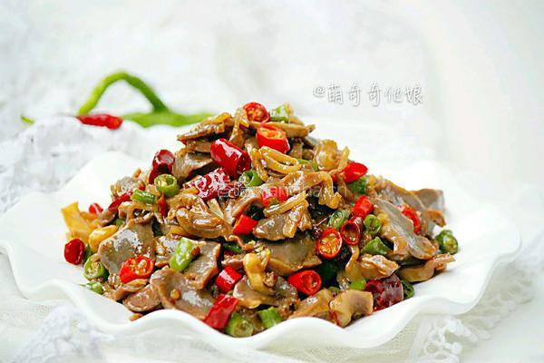 南昌风味辣脆鸭胗的做法图解12