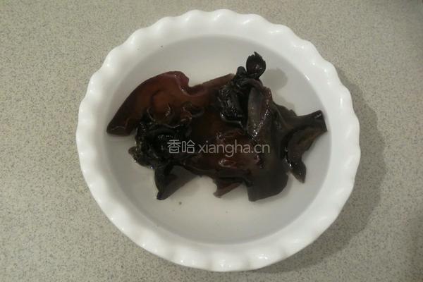 木耳菜炒木耳的做法图解1