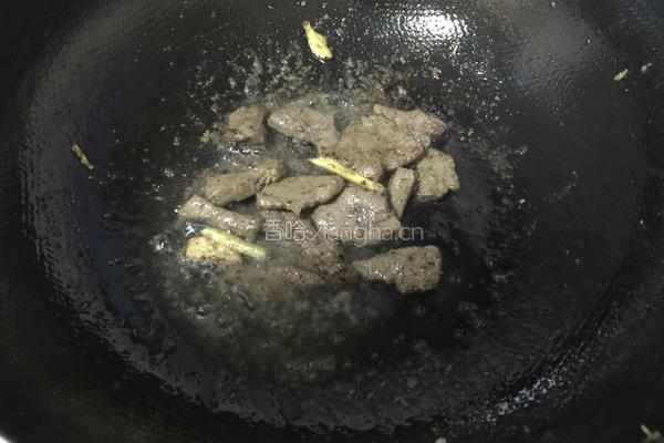 黑椒汁洋葱炒猪肝的做法图解6