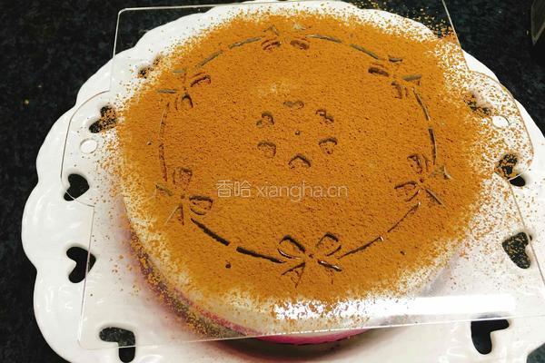椰香火龙果慕斯的做法图解22