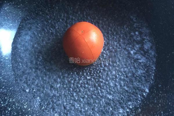 番茄蛋花汤的做法图解2