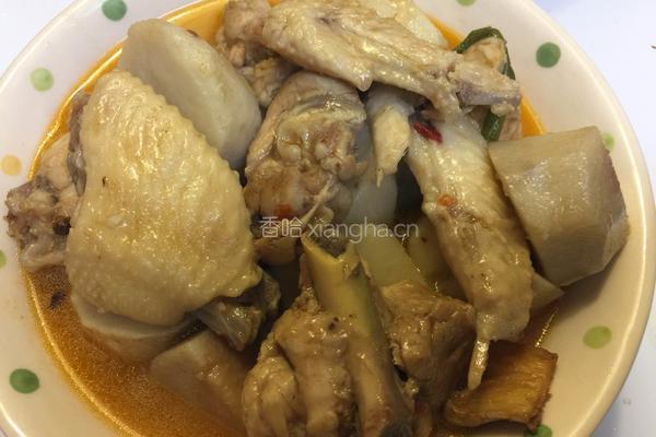 芋头烧鸡的做法图解5